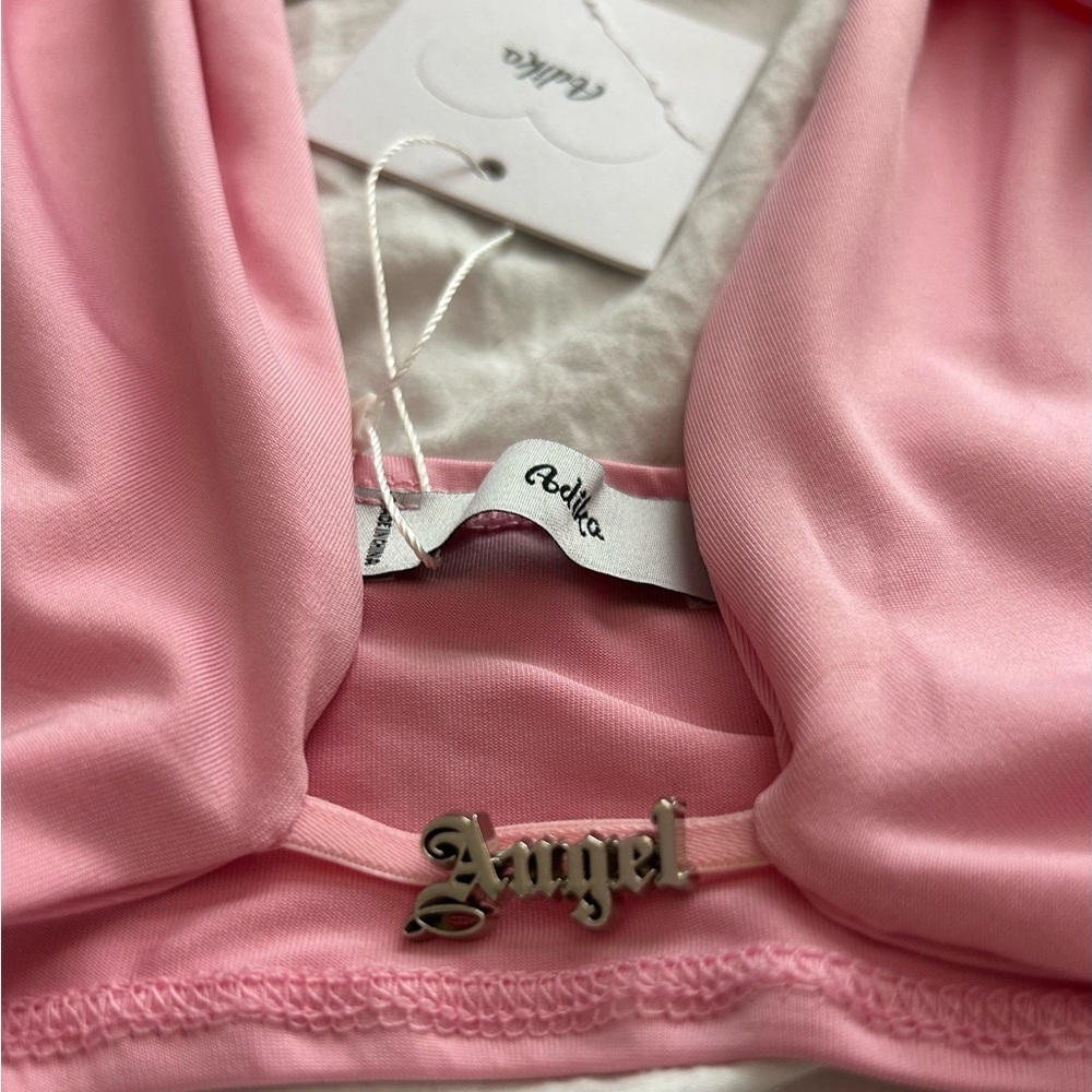 NWT Adika “Angel” Pink Halter Neck Women Top small - Picture 3 of 5